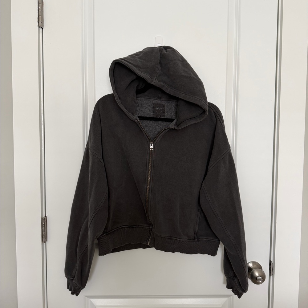 Aerie Fleece Full Zip Hoodie